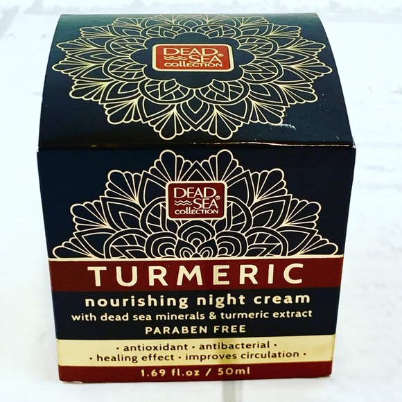 Dead Sea Turmeric Moisturizing Night Cream - Picture 7 of 7